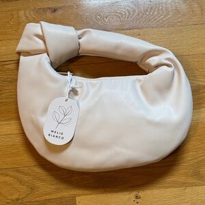 Melie Bianco Elegant Cream Shoulder Bag